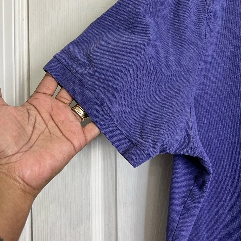 Banana Republic Men’s polo shirt - Purple - Size XL
